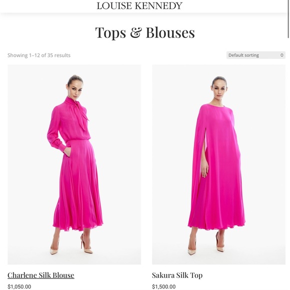 Louise Kennedy 🌹 elegant shirt top blouse tunic